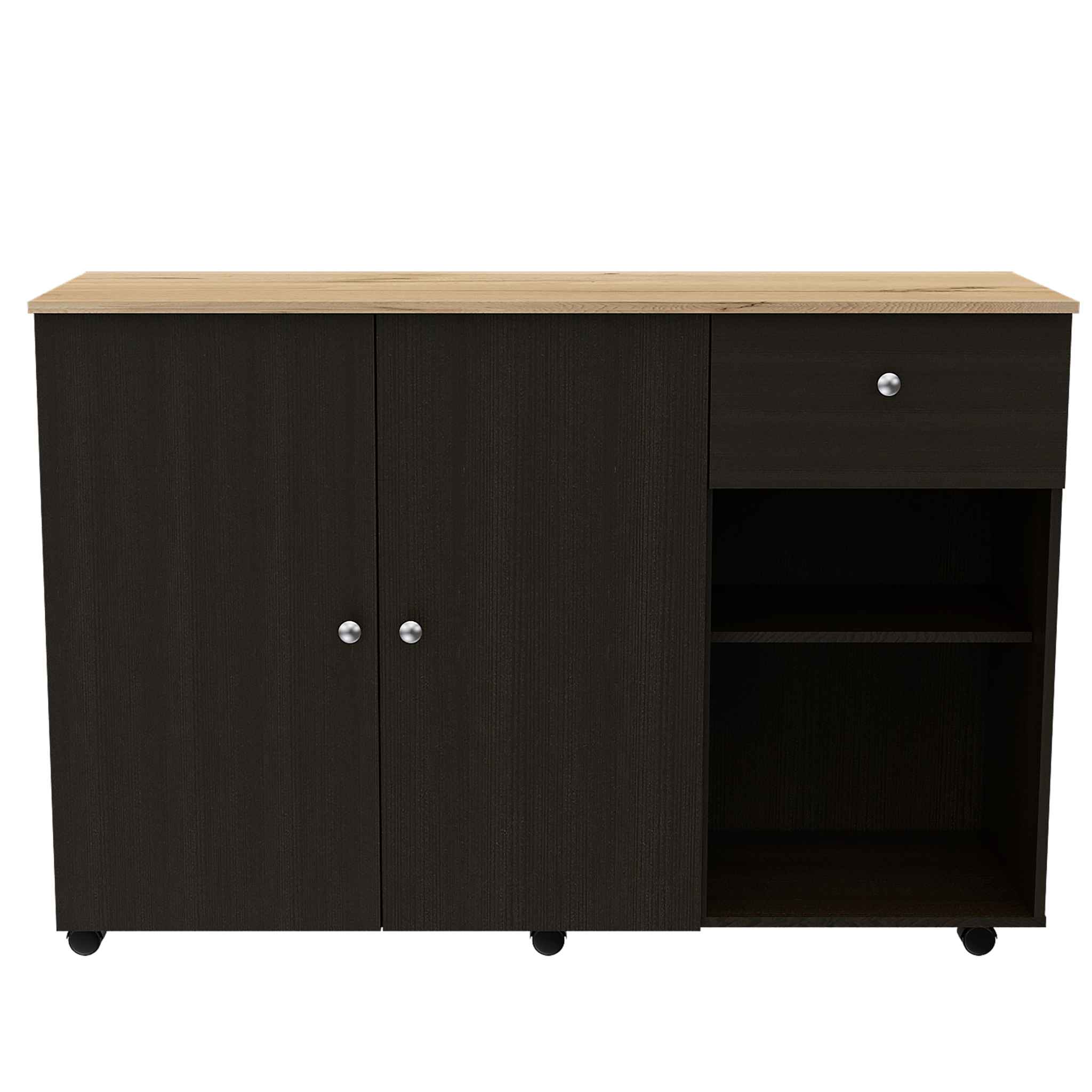 Syros Kitchen Island Depot Black Wengue